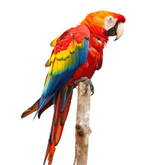 Fototapeta premium Vibrant parrot perched on a branch (1)