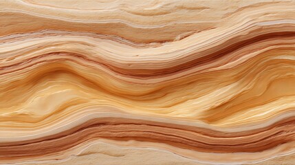Fototapeta premium Close-Up of Naturally Eroded Sandstone Wall Showcasing Intricate Textures and Warm Earthy Tones