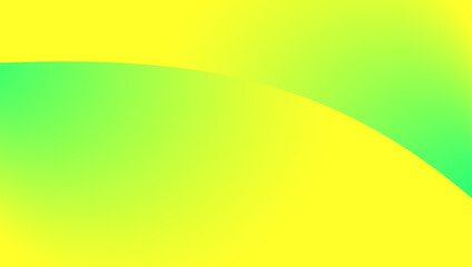 Lime Yellow Green Gradient Curve