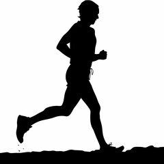 Chasing Miles Runner's Silhouette Life