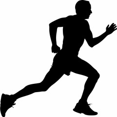 Chasing Miles Runner's Silhouette Life