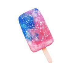Artistic popsicle, abstract design
