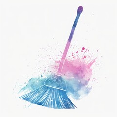 Artistic depiction of a broom