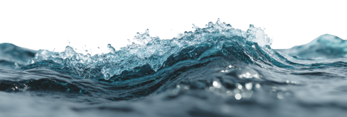 Water waves crashing