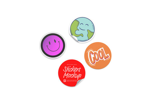 Stickers Mockup