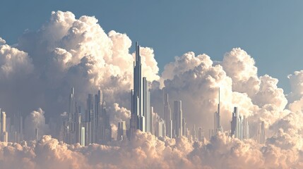 A city in the clouds