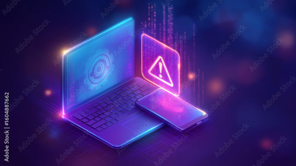 Aufkleber ai-powered mobile system for cyber threat detection