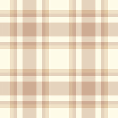 Neutral plaid pattern. Beige cream design, versatile for backgrounds, textiles, or digital art. Calming aesthetic, perfect for elegant cozy projects.