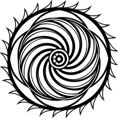 Trippy Swirl Vector Backgrounds