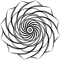Trippy Swirl Vector Backgrounds
