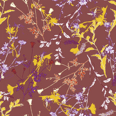 wildflowers fabric by jessicaj on spoonflower - custom fabric