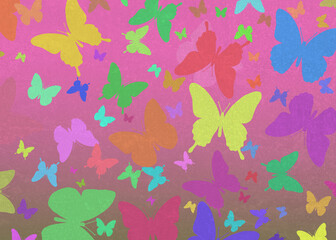 seamless pattern with butterflys