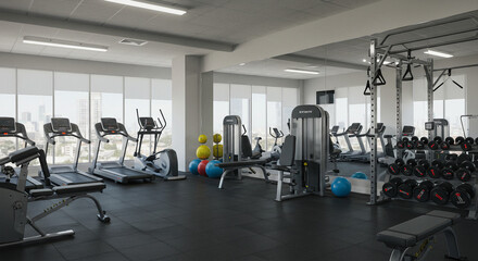 Fototapeta premium gym