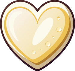 Heart-Shaped White Chocolate icon