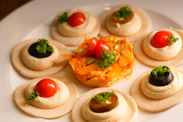 sandwiches with salmon