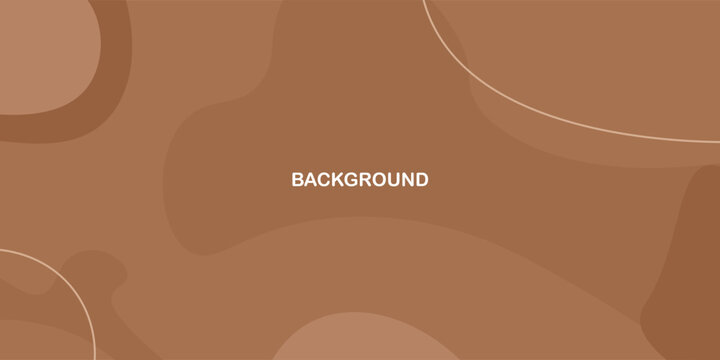 Abstract wavy chocolate backgrounds. Hand drawn various shapes and doodle objects. Contemporary organic modern trendy vector illustrations. Every background is isolated. Pastel colors