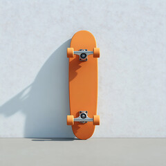 Orange Cruiser Skateboard  A Smooth Ride, Classic Design