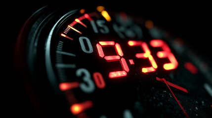 Countdown clock to midnight