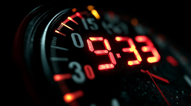 Countdown clock to midnight