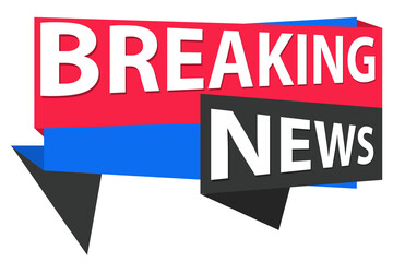 Obraz premium Dynamic breaking news lower third banner with eye-catching design, clean layout, and bold colors ideal for live TV broadcasts, YouTube streams, and real-time urgent news announcements