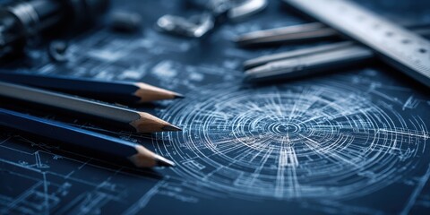 Abstract digital art of a futuristic sports car in motion, bursting with vibrant neon green and blue energy. A modern concept of high velocity.