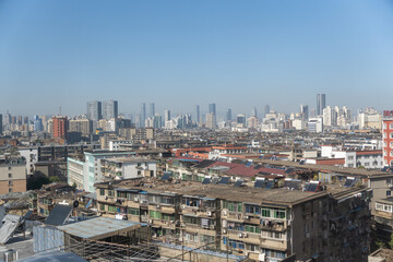 Obraz premium aerial view of Nanchang