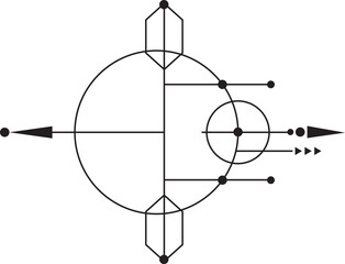 Geometric Icons Design Elements Collection