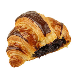 Chocolate-Filled Croissant with Chocolate Drizzle