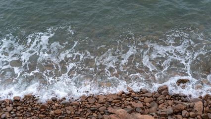 waves on the beach