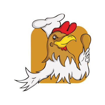 Premium Vector Rooster Mascot for Dynamic QSR Branding and Gaming Identity