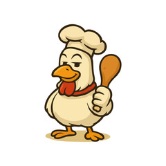 Bold Chicken Mascot Vector Illustration for Fast Food Branding and Premium Poultry Marketing