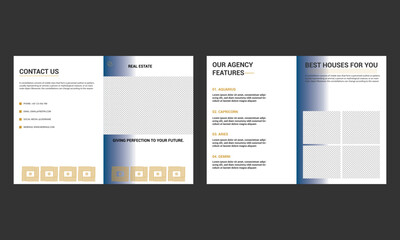 Creative Travel Bi fold brochure  design. Travel bifold brochure design template.