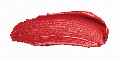 realistic 3d smooth glossy lipstick or paint swatch smear smudge in different color style isolated on white background	