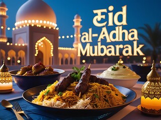 Eid alAdha Feast with Mosque Night. (1)