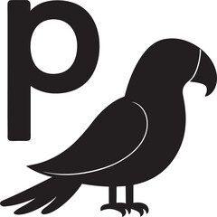 bird on a white background