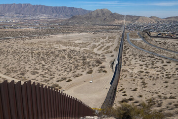 Border Fence Near Ciudad Juarez