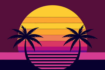 palm tree silhouette