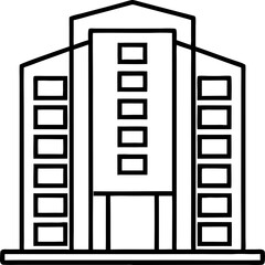 condominium line art collection, lineart condo