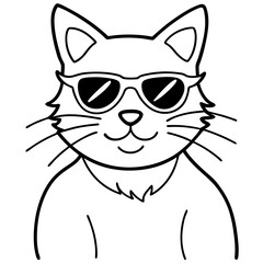 Cool Cat in Shades