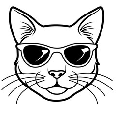 Cool Cat in Shades