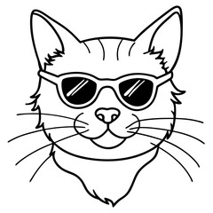 Cool Cat in Shades