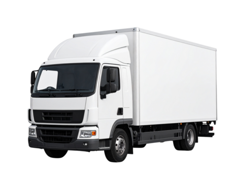  Courier Van with Space for Branding PNG