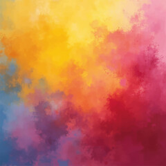 Fototapeta premium Abstract colorful background with vibrant yellow, pink, and blue hues 