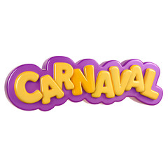 carnival 3d text