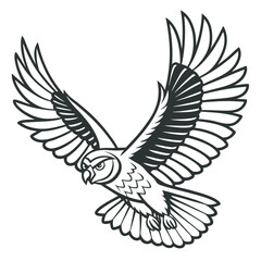 eagle with wings