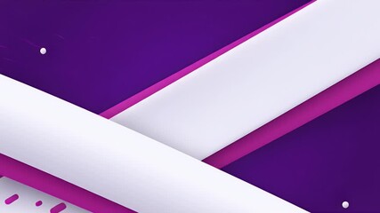 Dynamic Abstract Geometric Background Video with Purple White Pink Shapes Modern Clean Design Motion Graphic Loop for Presentations Technology and Corporate Vis