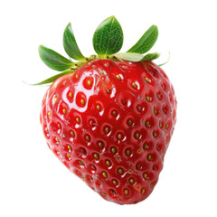 Close-up of a single, ripe strawberry (1)