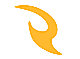 Abstract Curved Shape