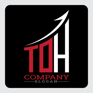 TDH logo design, TDH Company Logo Design Growth vector, TDH Upward Arrow Business Success Logo vector, TDH Corporate Branding Logo, TDH simple and modern logo, TDH business finance logo design, etc.