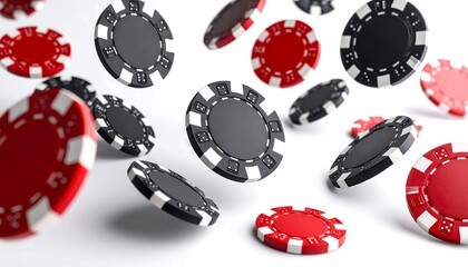 Casino chips in motion (1)